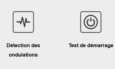 Testeur de batterie Fonctions