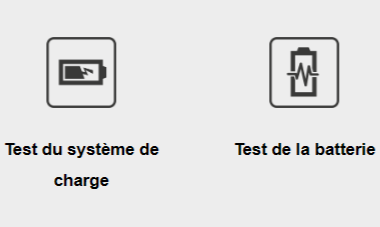 Testeur de batterie Fonctions