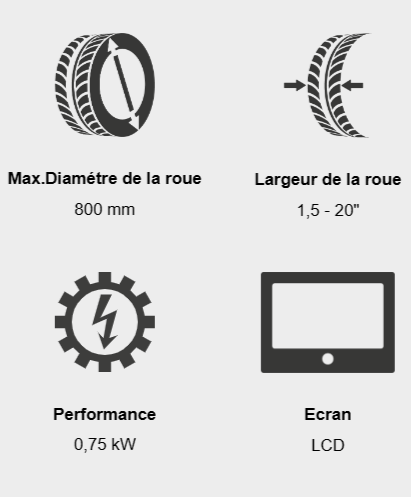 Données techniques équilibreuse launch Maroc