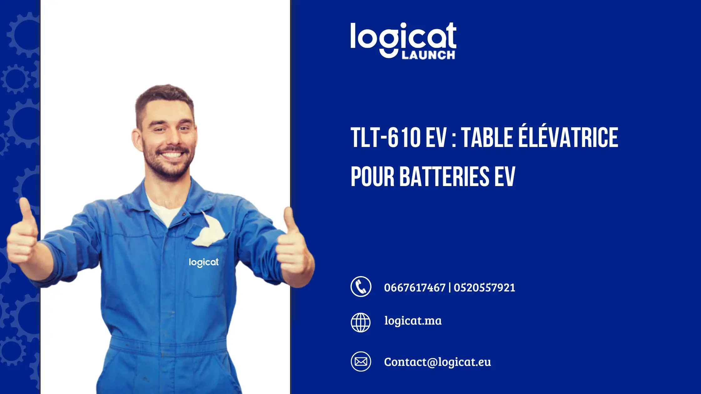 TLT-610 EV : Table élévatrice pour batteries EV